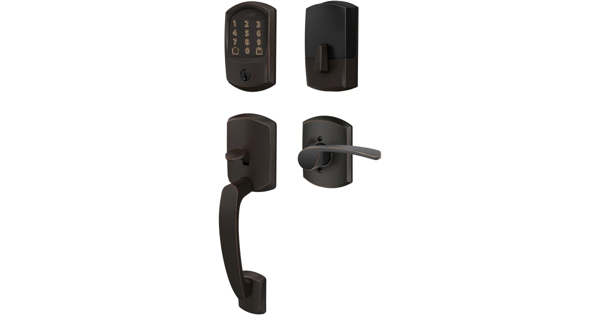 Schlage BE489WBGRW716MERRH Encode Greenwich Right Handed