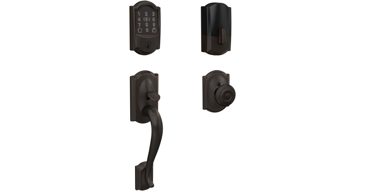 Schlage BE499WBCAM716GEOCAM Encode Plus Camelot Sectional