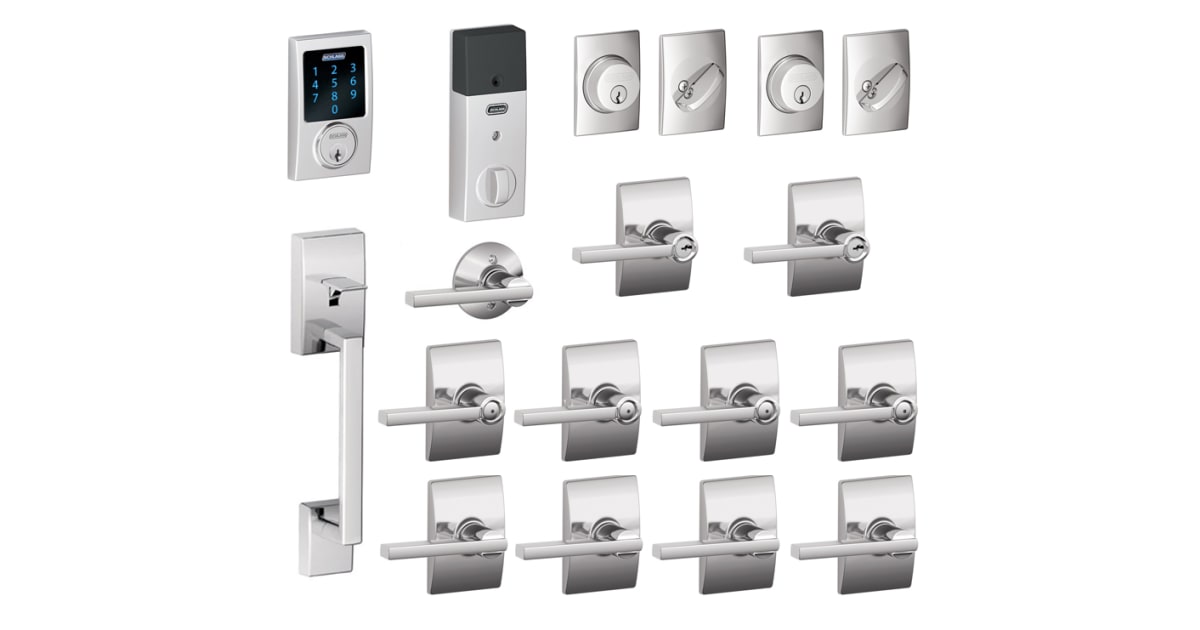Schlage F800CEN625LAT Century Complete House Door Hardware