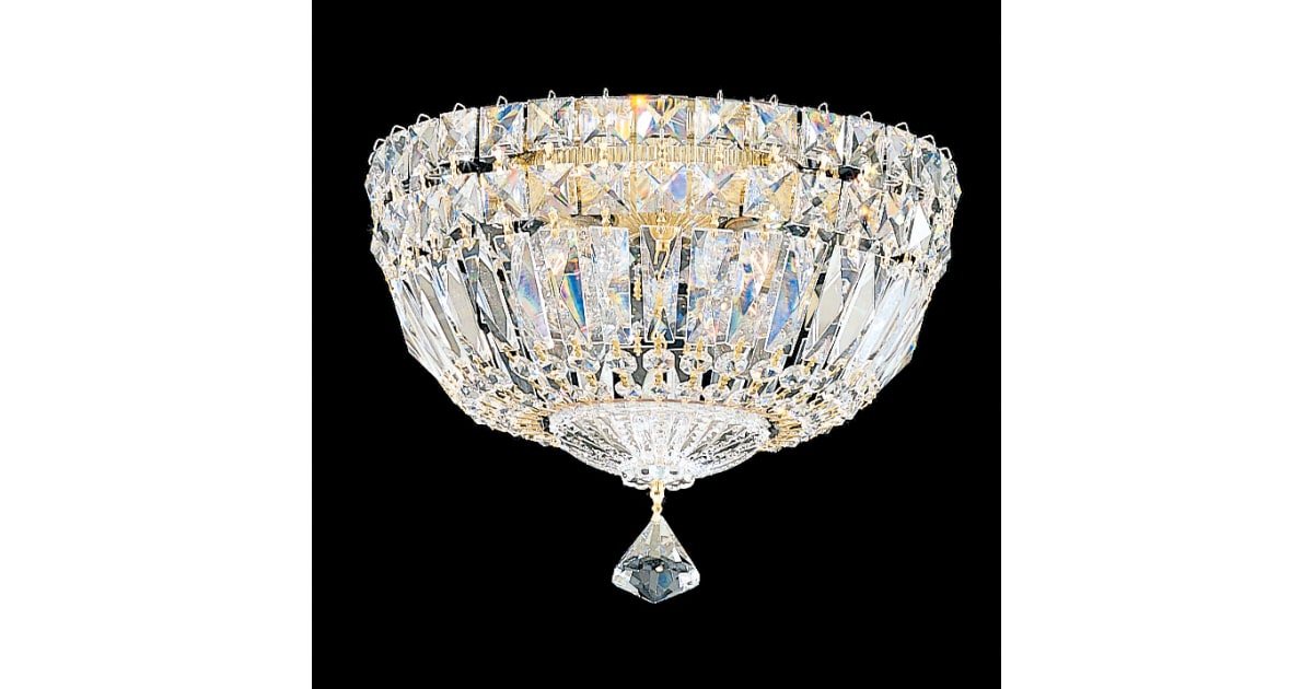 Schonbek 5891211S Petit Crystal Deluxe 4 Light 10" Wide