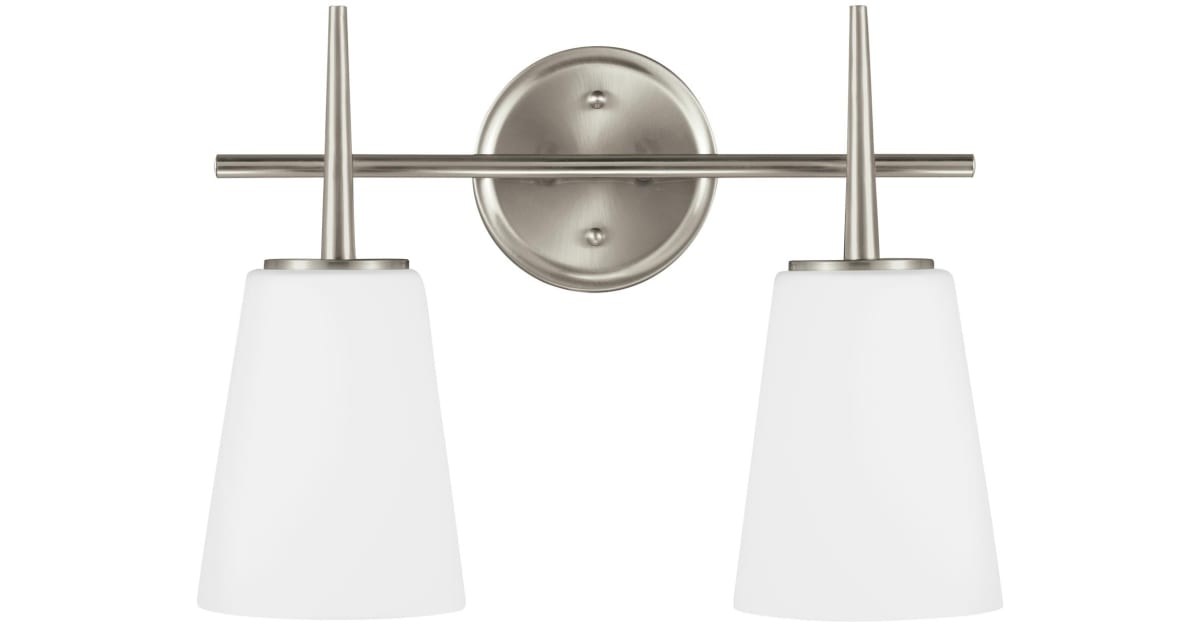Sea Gull Lighting 4440402962 Driscoll 2 Light 151/2"
