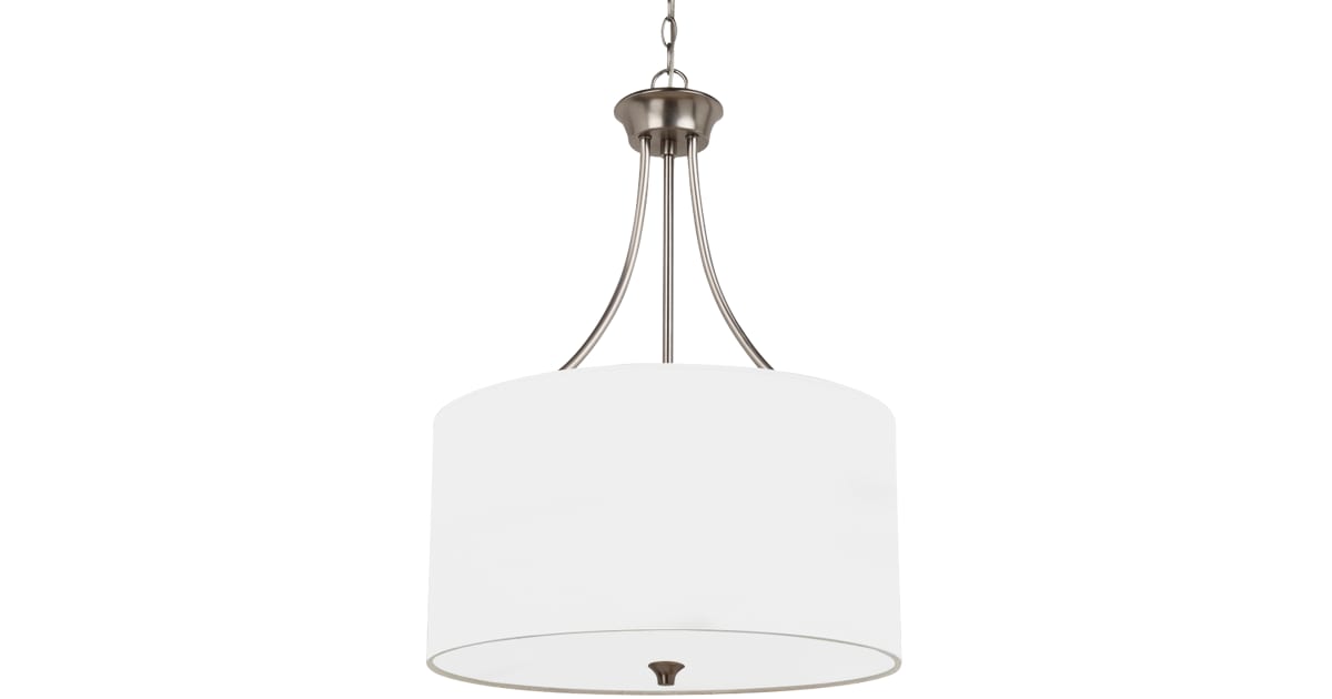 Sea Gull Lighting 65953-962 Stirling 3 Light Drum Pendant | Ferguson Home