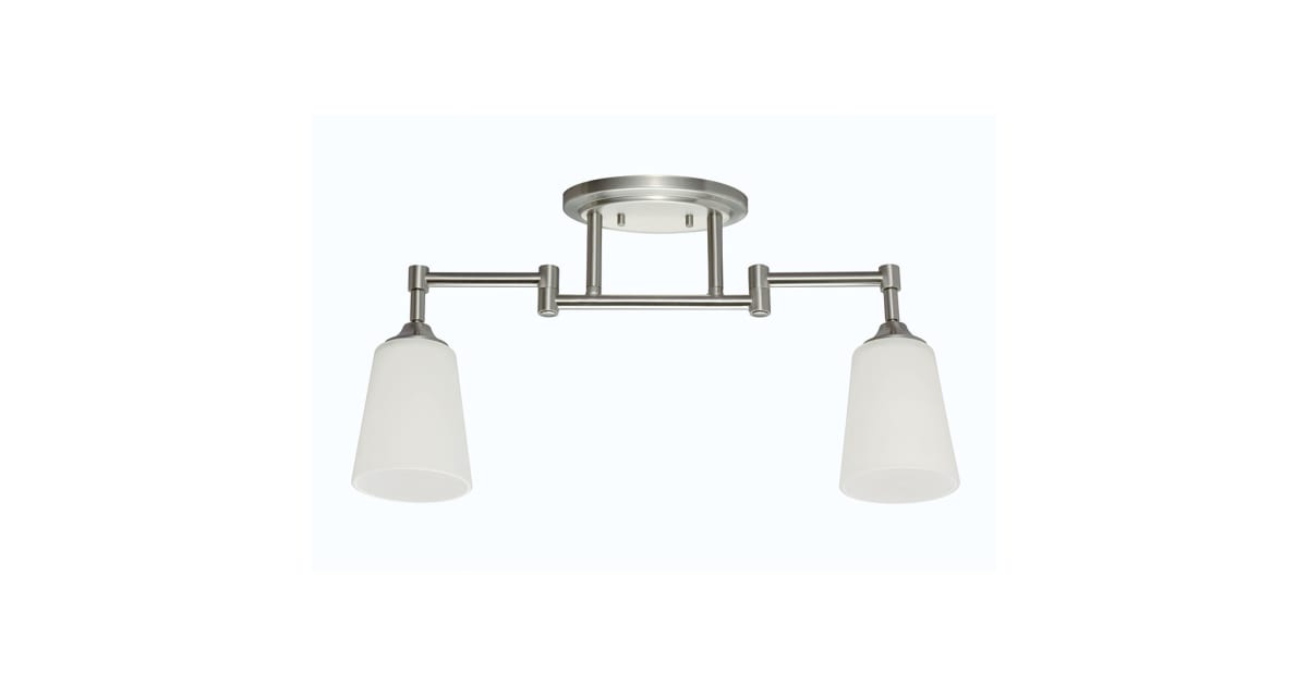 Sea Gull Lighting 2530402-962 Track Lighting Collection 2 Light Track ...