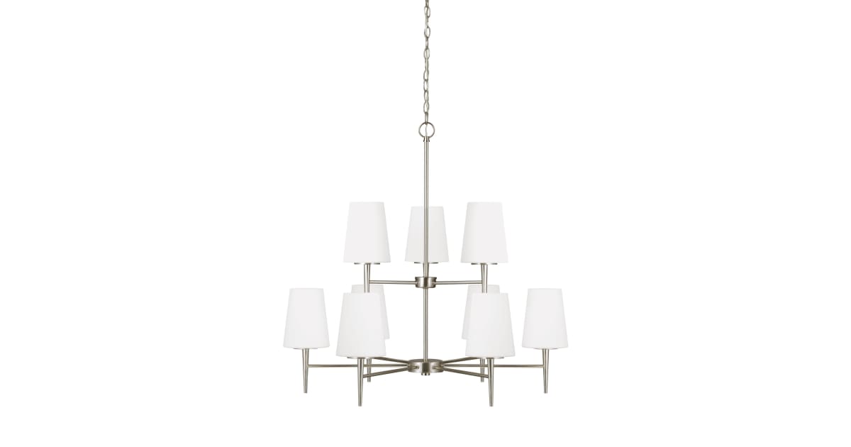 Sea Gull Lighting 3140409EN3962 Driscoll 9 Light 32" Wide