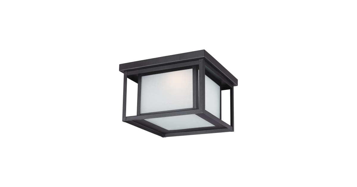 Sea Gull Lighting 7903991S-12 Hunnington LED Title 24 Outdoor Flush ...