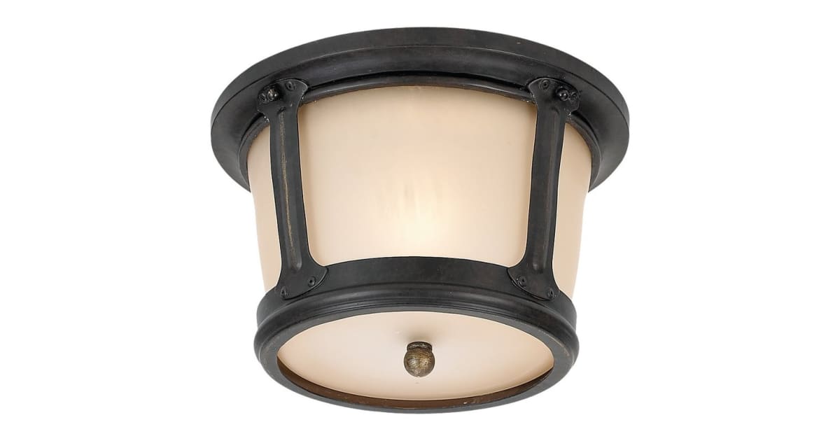 Sea Gull Lighting 7827402-12 Humboldt Park 2 Light Outdoor Flush Mount