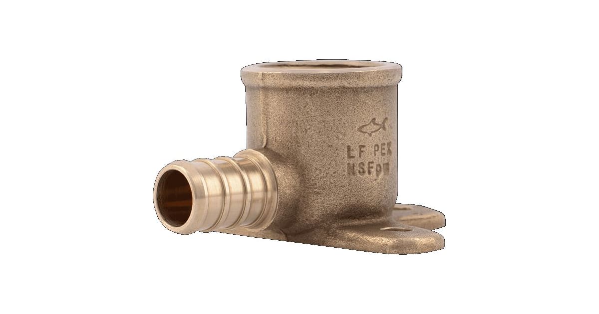 25-Pack SharkBite UC334LF 1/2" X 1/2" FNPT Lead-Free Drop-Ear Elbows