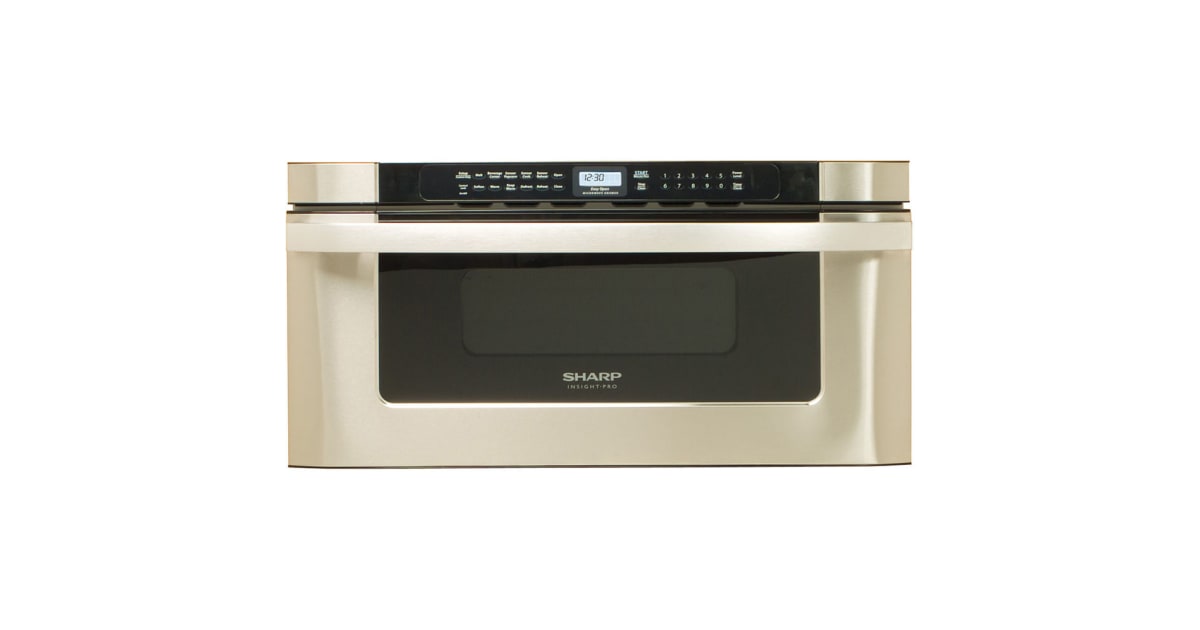 Sharp KB6525PS 30 Inch Wide 1.2 Cu. Ft. Drawer Microwave with Auto ...