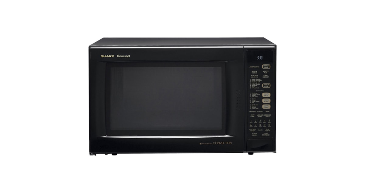 Sharp R930aw Sharp R930AK 21 Inch Wide 0.9 Cu. Ft. Countertop Microwave with ...