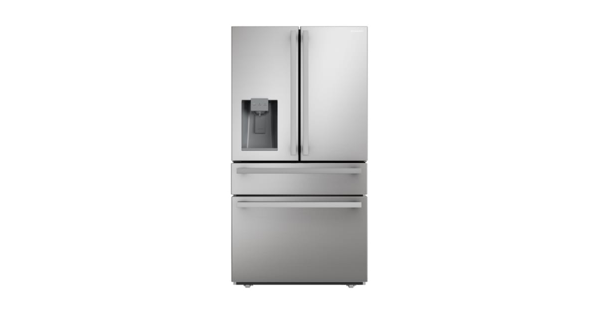 Sharp SJG2254FS 36 Inch Wide 21.6 Cu. Ft. Energy Star Rated French Door ...