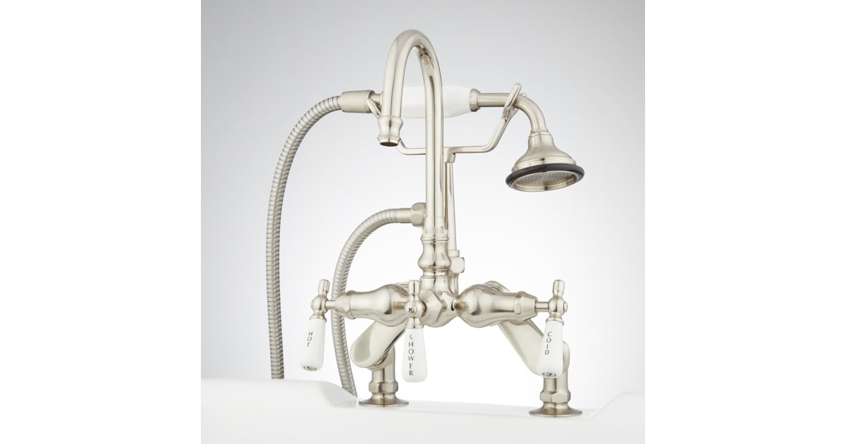 Signature Hardware 110327 Deck Mounted Tub Filler Faucet