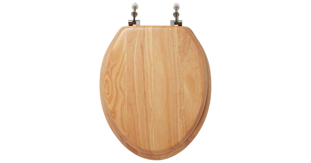 Signature Hardware 153866 Luxury Light Oak Toilet Seat