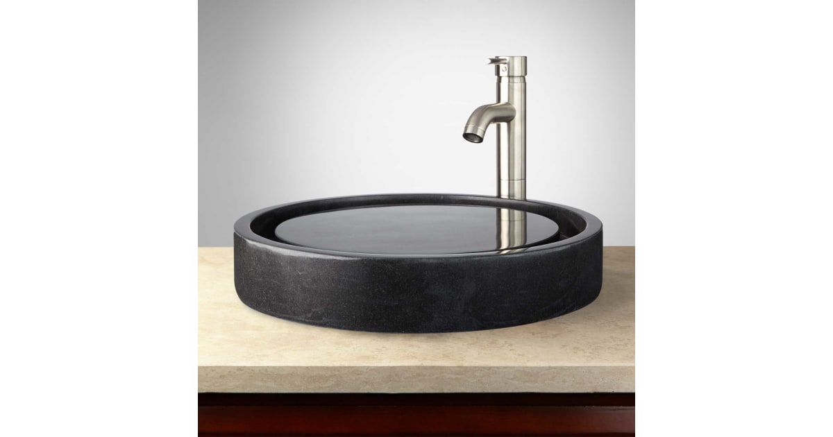Signature Hardware 271370 18" Granite Vessel Bathroom Sink