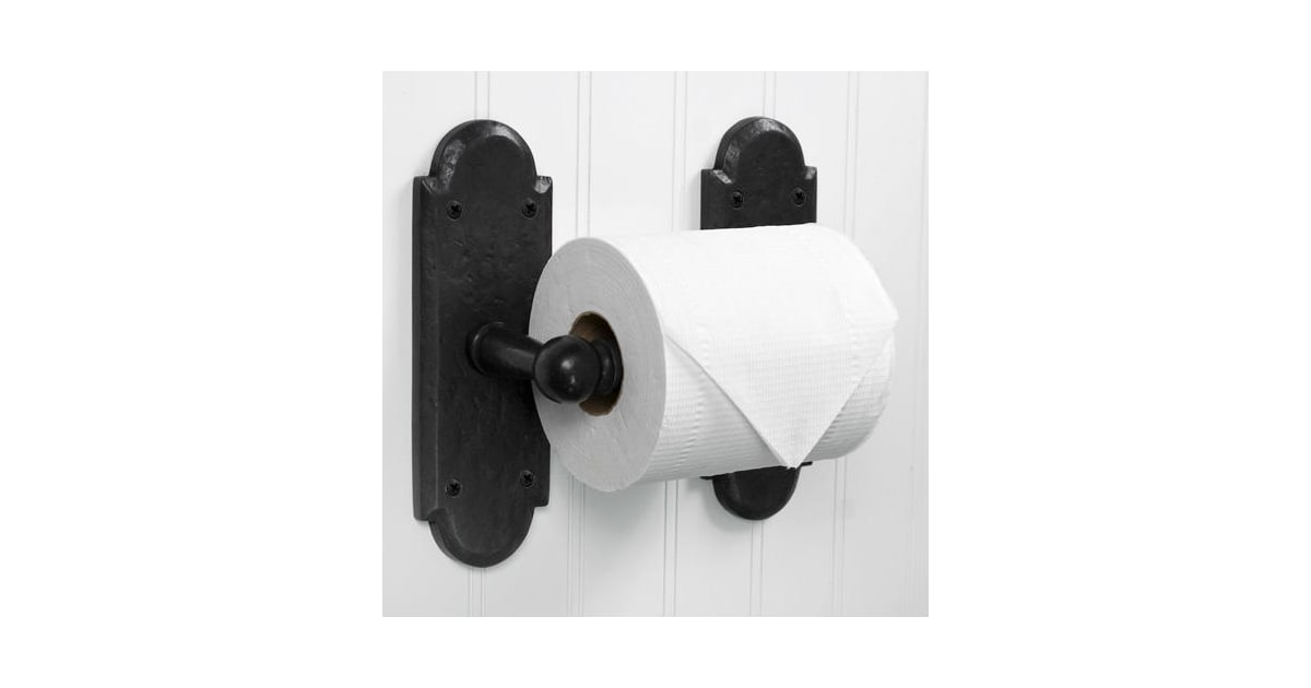 Signature Hardware 910767 St. Pancras Wall Mounted Spring Bar Toilet Paper Holder - Bronze