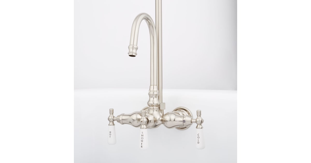 Signature Hardware 329307 Tub Wall Mounted Clawfoot Tub