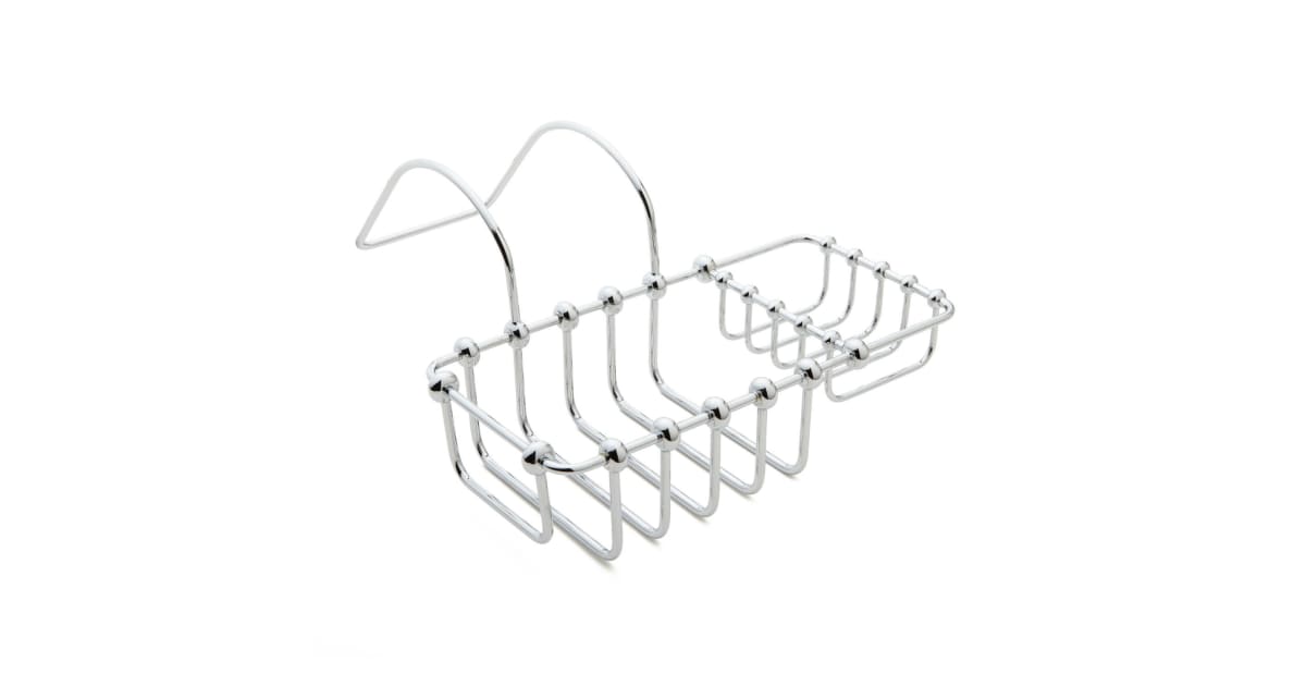 Signature Hardware 329498 Over the Rim Soap Basket with