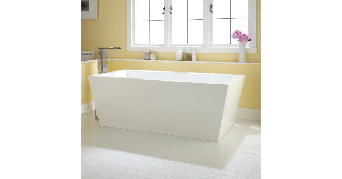 Signature Hardware 350191 Eaton 67" Acrylic Soaking