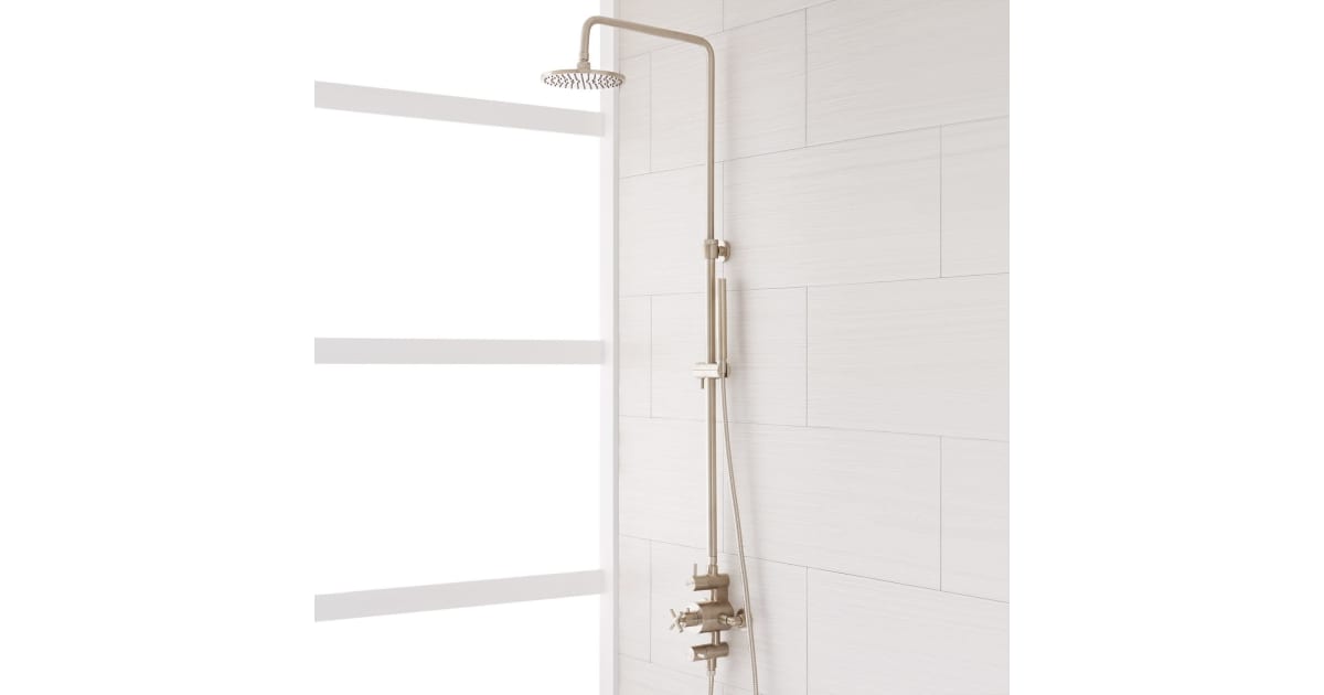 Signature Hardware 158075 Thermostatic Shower System with