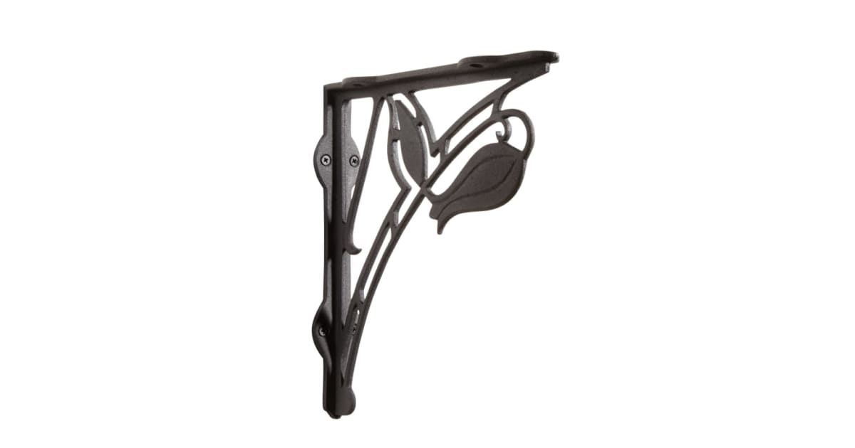 Signature Hardware 353147 Tulip 91/4" Cast Iron Shelf