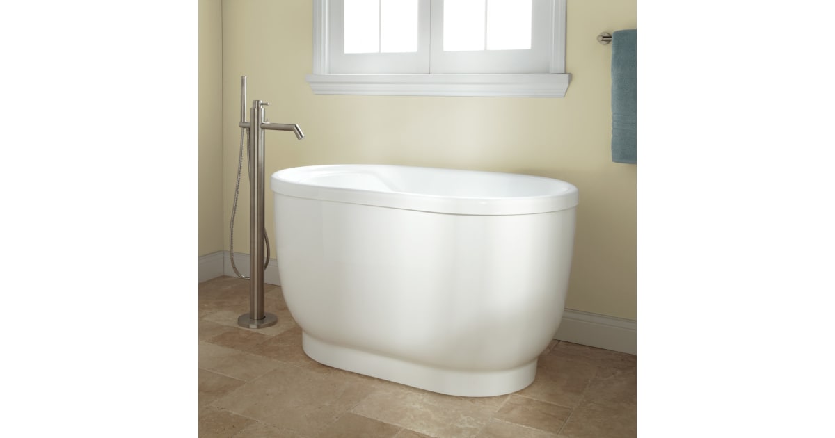 Signature Hardware 375021 Pelion 51" Acrylic Soaking