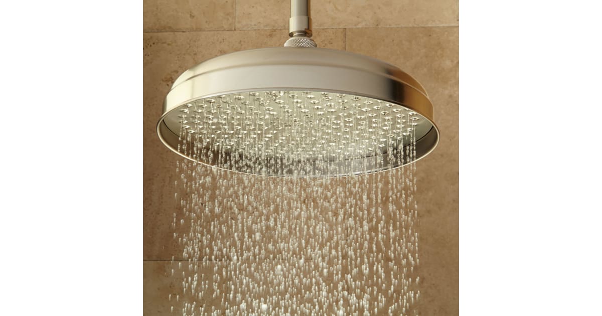 Signature Hardware 400434 10" Lambert Rainfall Shower Head