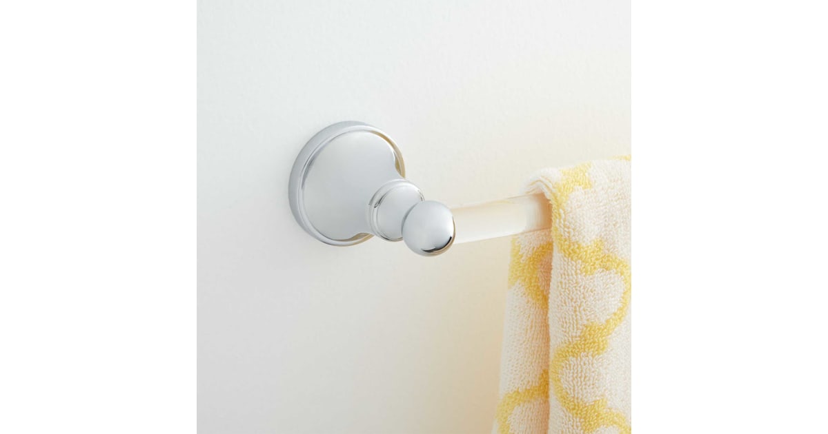 Sgnature Hardware 948237 Beasley Bathroom Hardware Set Wth 24" Towel