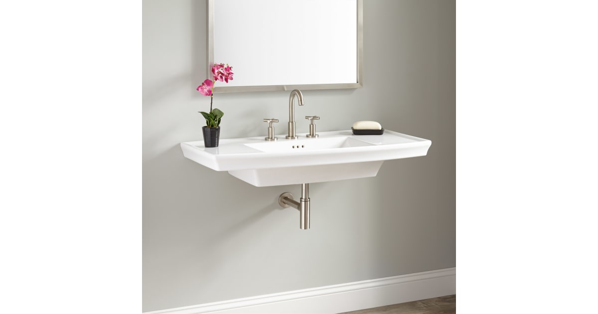 Reveal 80+ Impressive signature hardware s425105 olney console bathroom sink Trend Of The Year