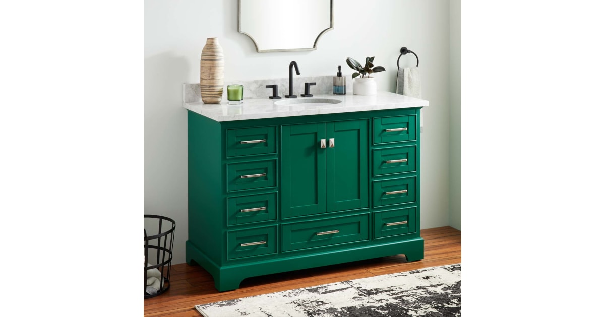 Signature Hardware 446056 Quen 48" Wood Single Vanity