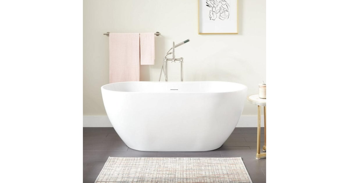 Signature Hardware SHHBFSO5930AWH Hibiscus 59