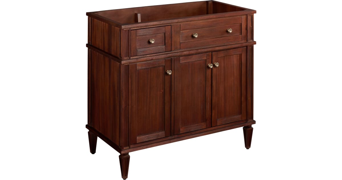 Signature Hardware 454044 Elmdale 36" Mahogany Wood Single