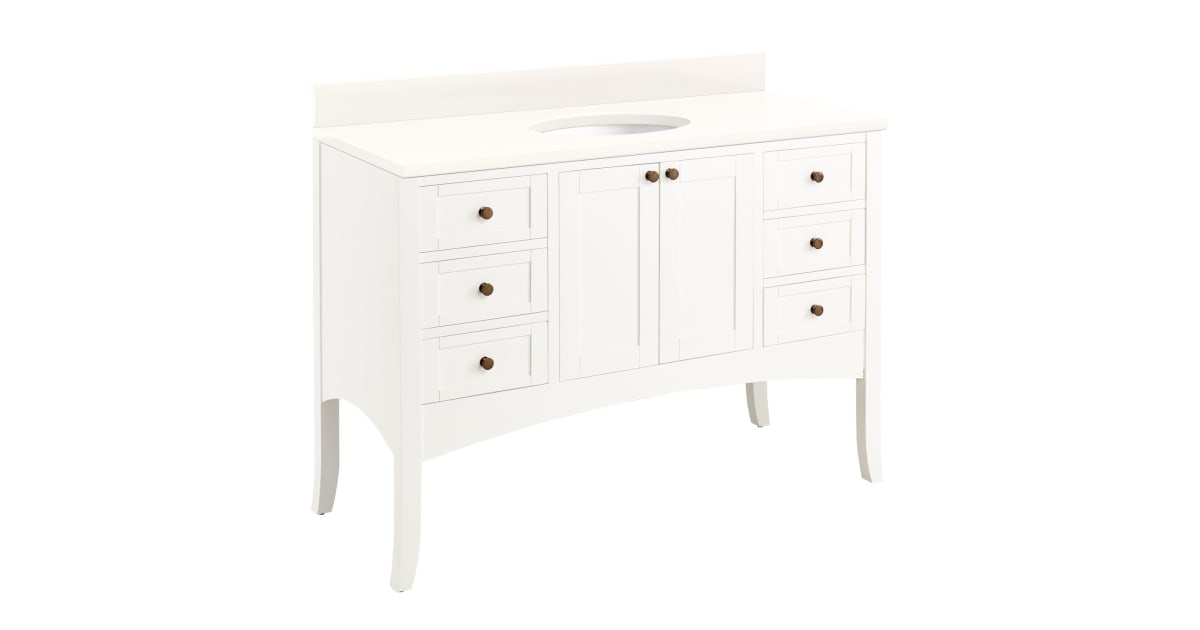 Signature Hardware 463223 Cadmon 48" Free Standing Single