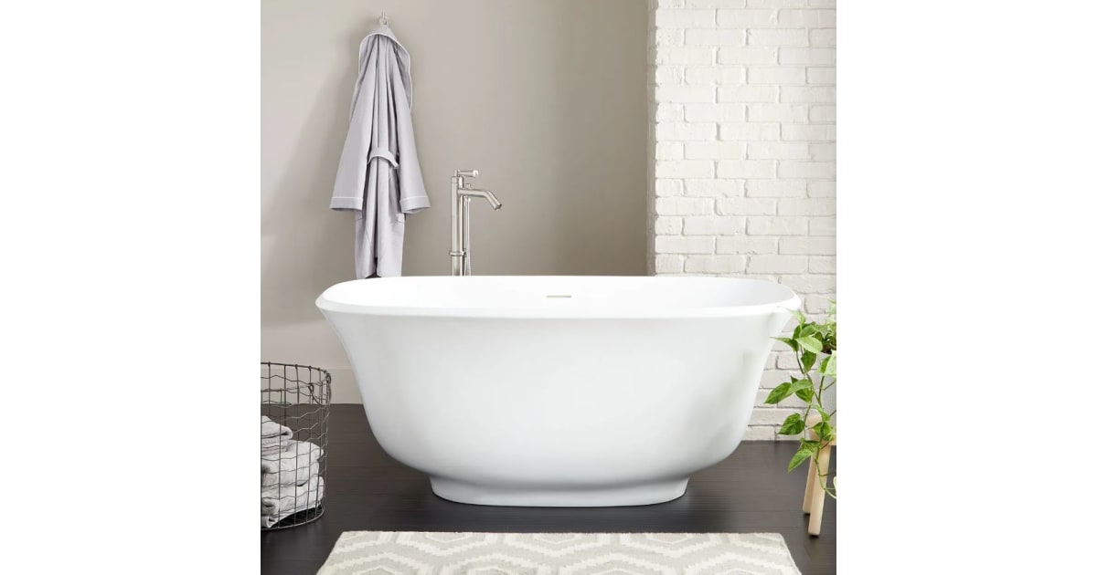 Signature Hardware 480885 Lindsey 67" Acrylic Freestanding