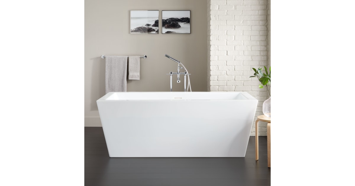 Signature Hardware 480899 Eaton 67" Acrylic Air Tub with