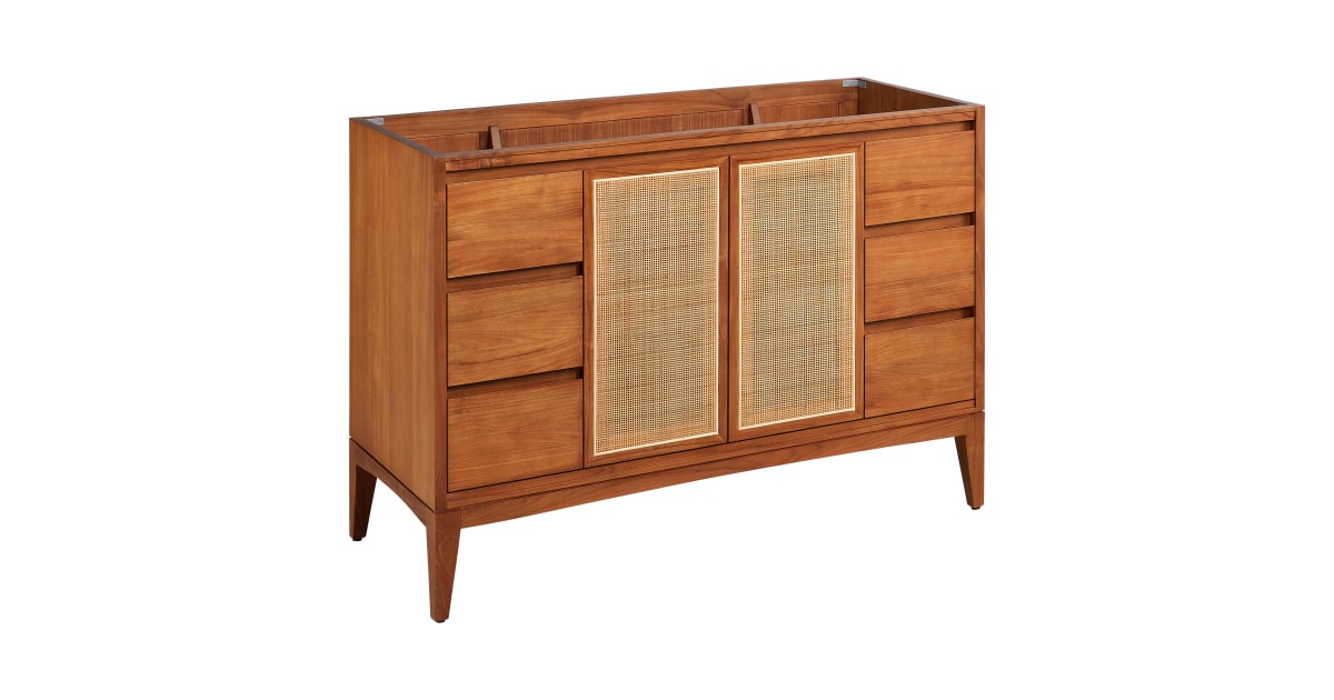 Signature Hardware 482911 Simien 48 quot Single Vanity Cabinet Build com