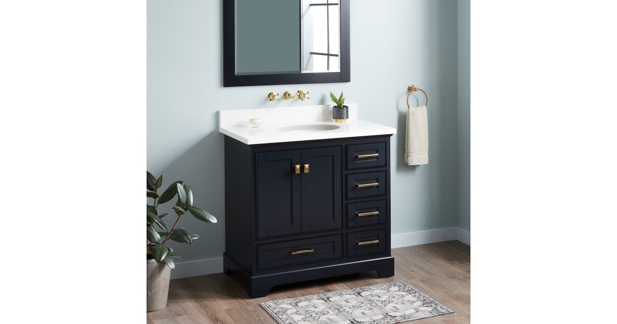 Signature Hardware 483415 Quen 36" Free Standing Single