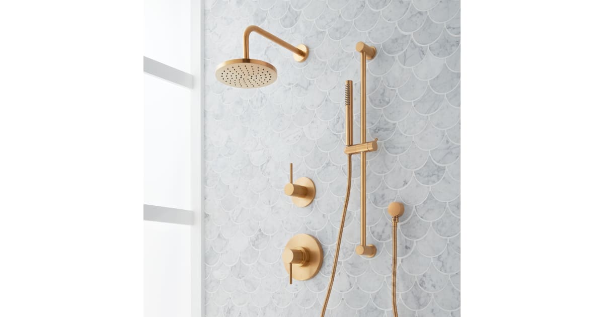 Kingston Brass Chatham Pressure-Balanced Rough-In Shower Valve With Stops – Polished Nickel, 1/2-14 NPT