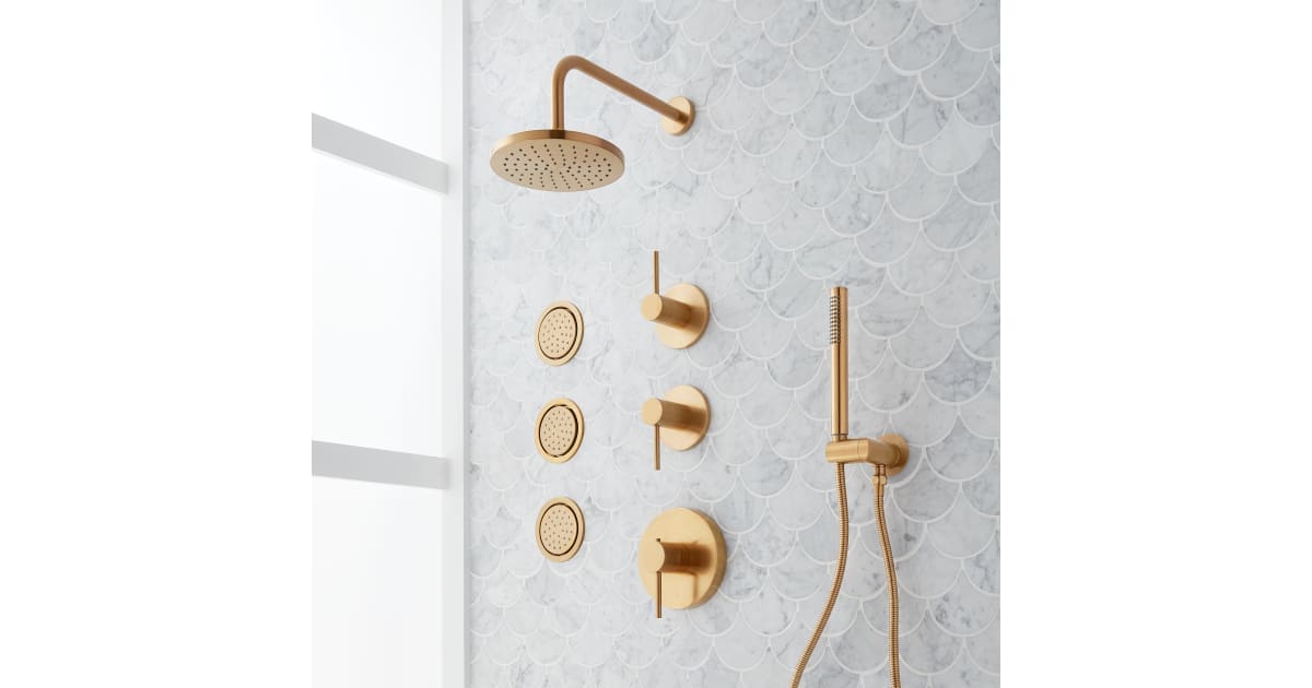 Signature Hardware SHK483787 Lexia Thermostatic Shower | Build.com - Is Signature Hardware A Good Brand