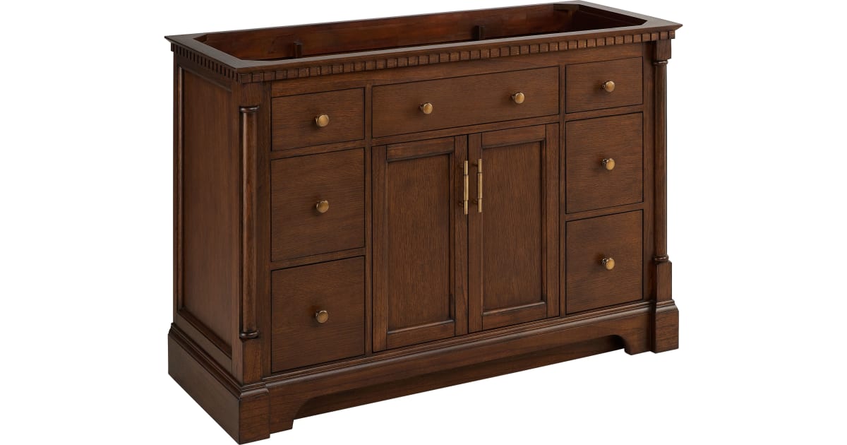 Signature Hardware 484240 Claudia 48" Mahogany Single