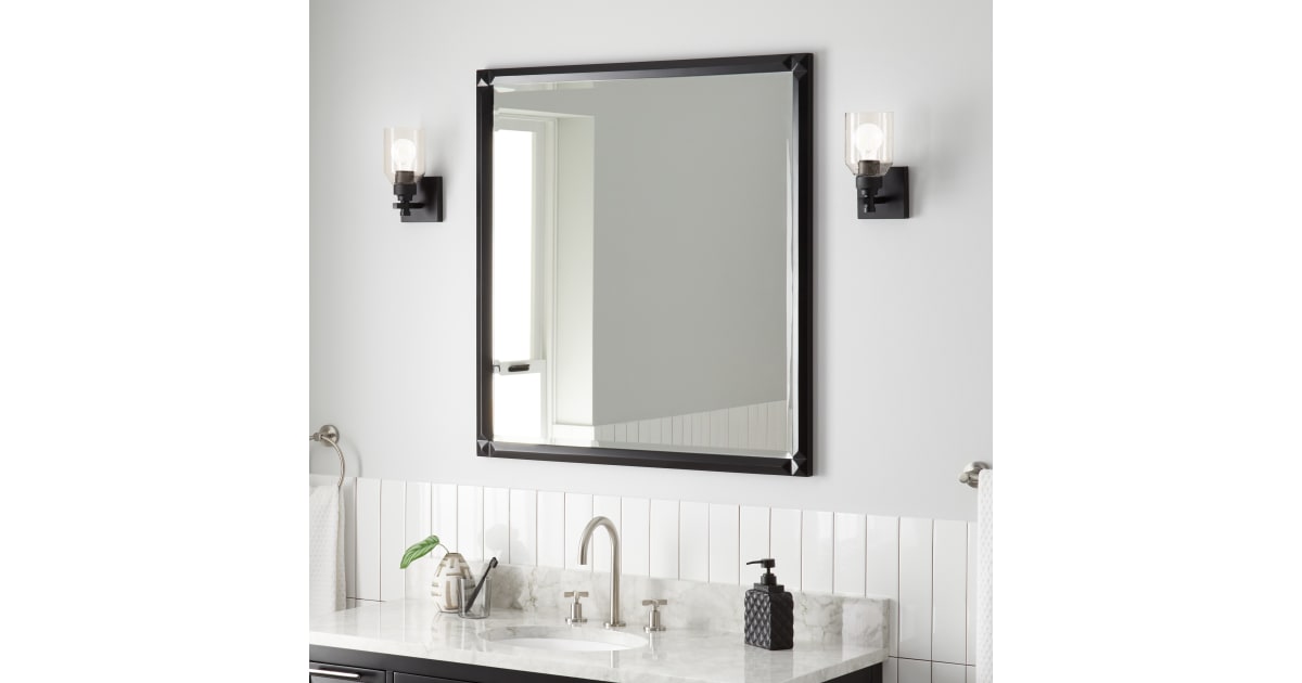 Signature Hardware 484517 Holmesdale 34" W x 36" H Modern Rectangular