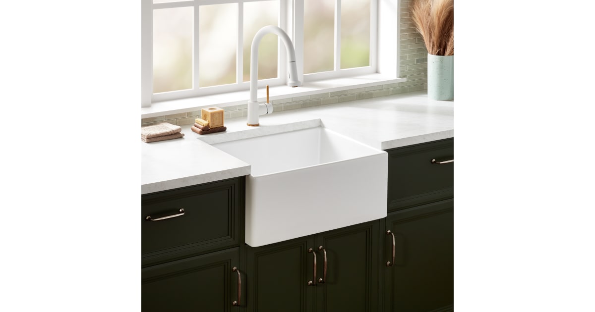Signature Hardware 484939 Rowena 27" Farmhouse Single Basin Fireclay - Is Signature Hardware A Good Brand