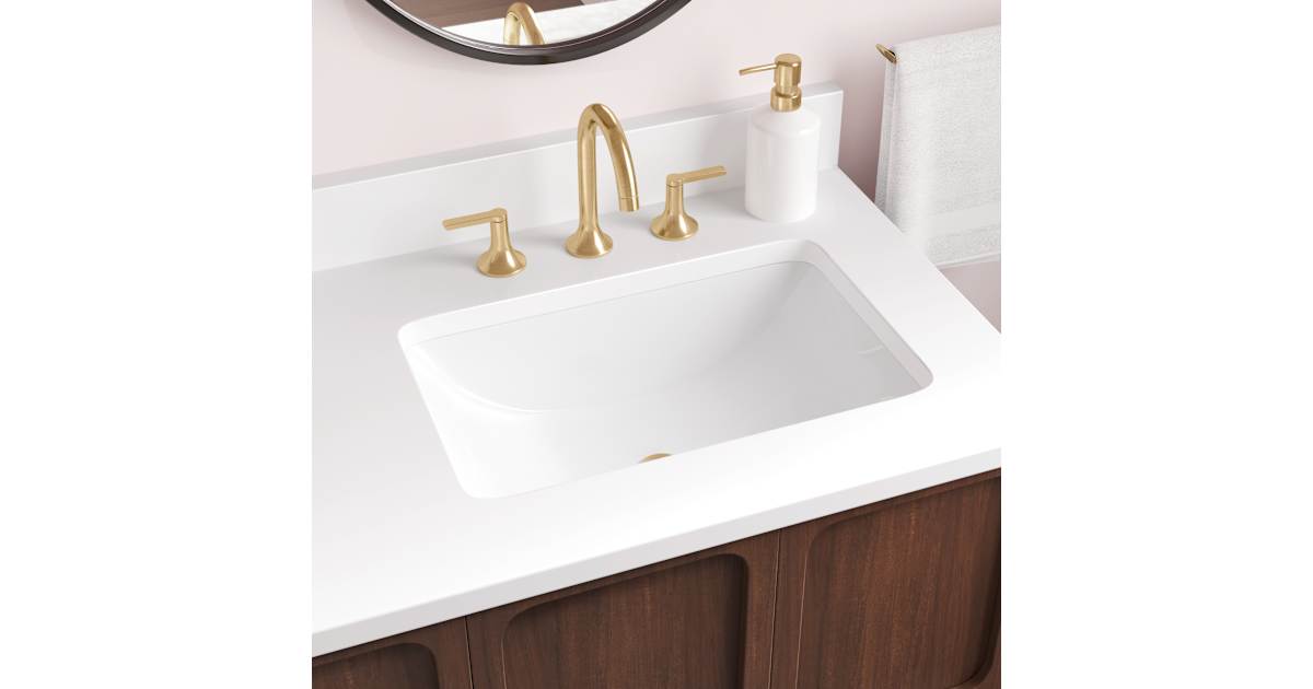Signature Hardware SH129018WH Mangrove 18" Vitreous China Undermount ...