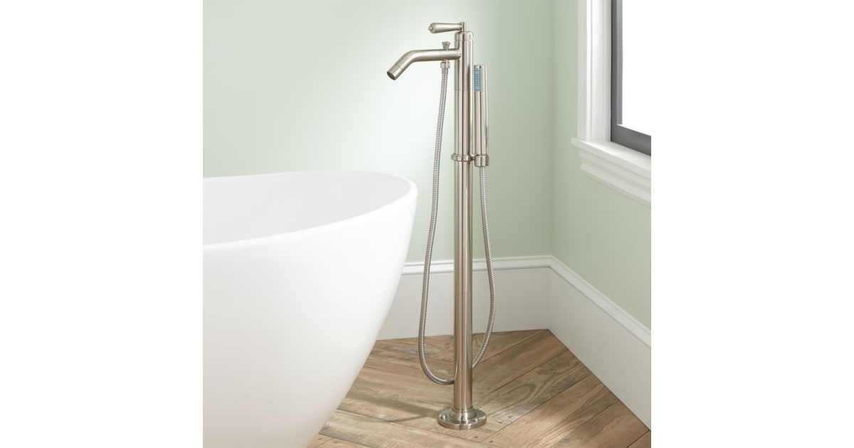 Signature Hardware 422776 Napier Floor Mounted Tub Filler