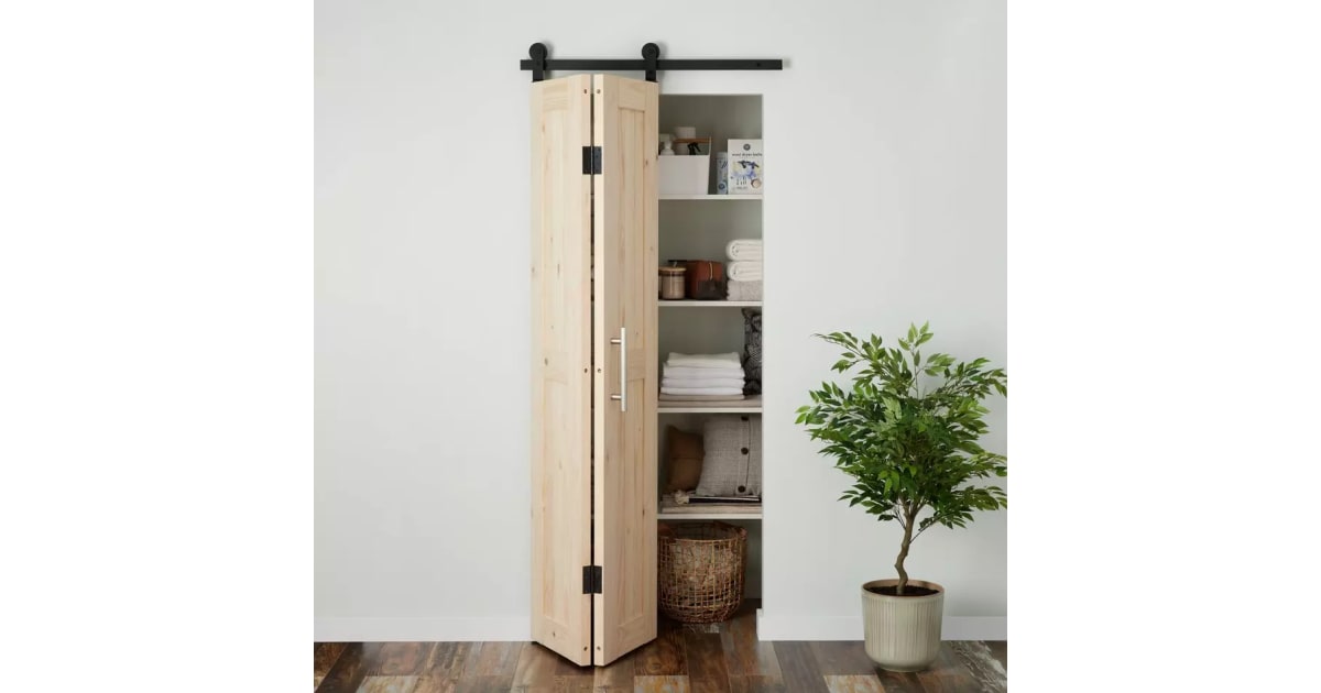 Signature Hardware 479580 Polson BiFold Barn Door One