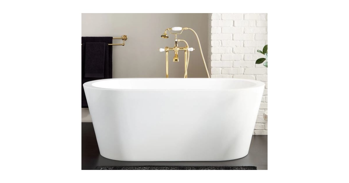 Signature Hardware Leith 70" Acrylic Freestanding Tub