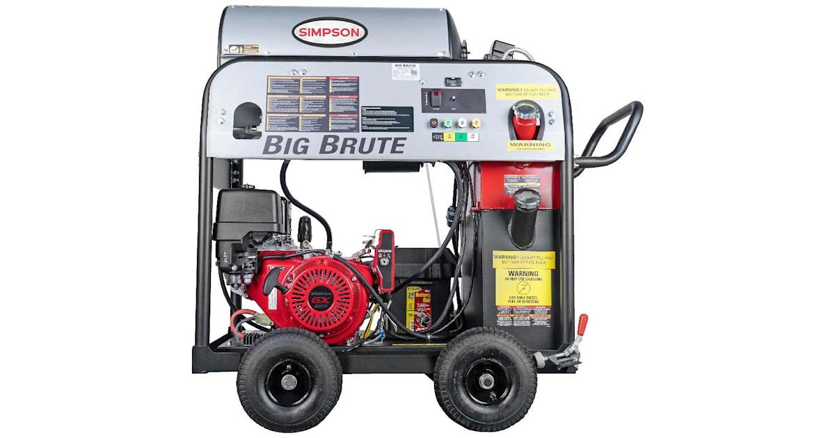 コップ×10 CiA様 Simpson 65106 4000 PSI 4 GPM Gas Powered Cold / Hot Water Pressure