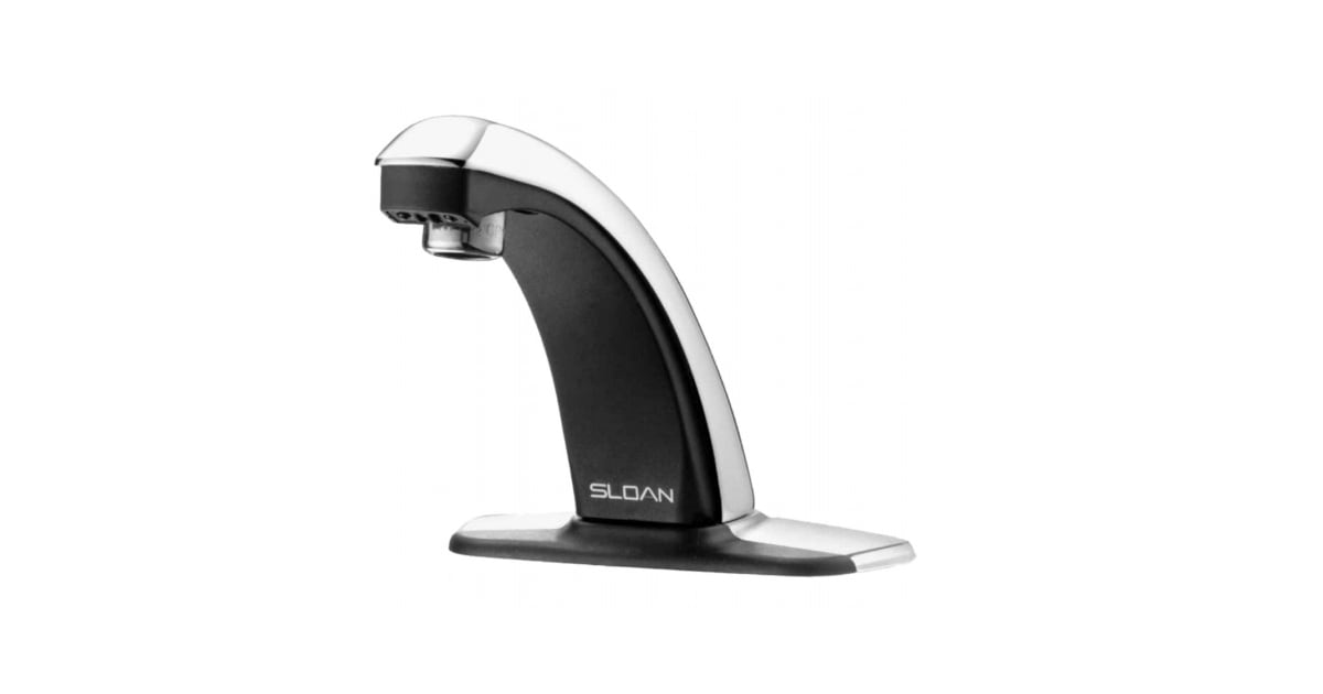 Sloan 3315047 Optima 8" Centerset Battery Powered Hands Free Bathroom ...