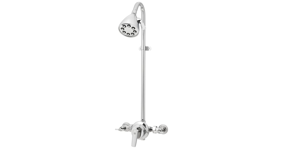 Speakman Sentinel Mark II Außendusche – Verchromt, Mit Druckausgleichsventil – 2,5 GPM, 5-Jahres-Garantie