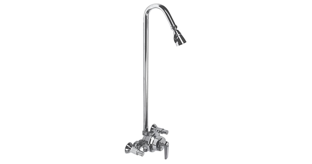 SPEAKMAN Sentinel Mark II Außendusche – Verchromt, Mit 4-Strahl-Brause, Druckausgleich & Temperaturbegrenzer
