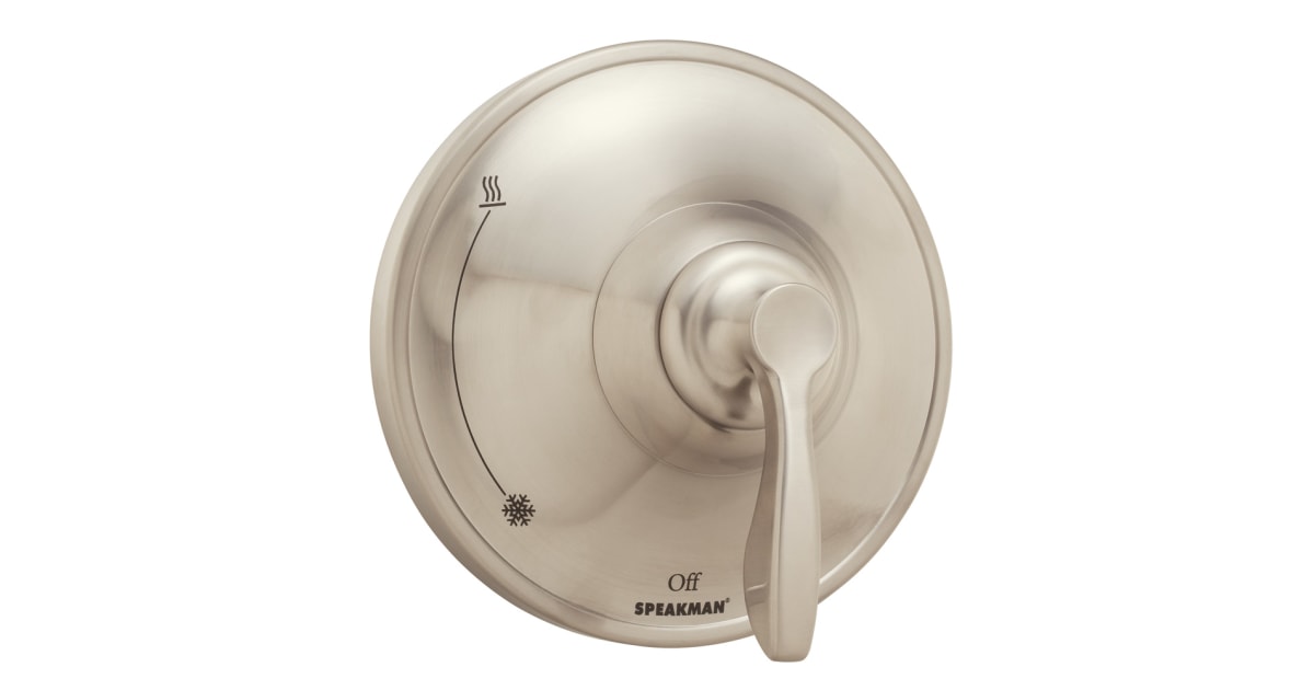 Speakman SM-8000-P Rainier Pressure Balance Shower Valve & Trim Kit – Polished Chrome, Anti-Scald, Solid Brass, Square Design