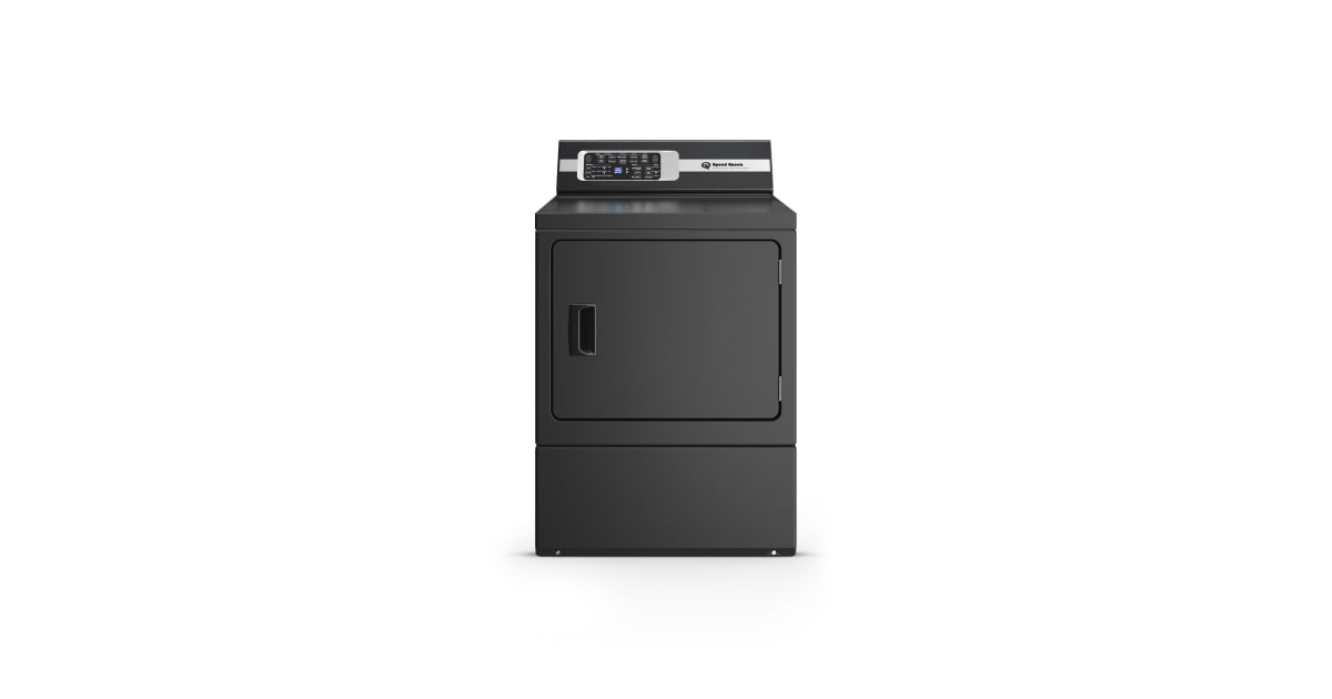 Speed Queen DV6010WE 27 Inch Commercial Electric Dryer with 7 Cu. Ft.  Capacity, 5 Dry Cycles, Quantum® Gold Pro Control, Integrated Meter Case,  Large Door Opening, Quiet Efficient Blower System, Reversible Door